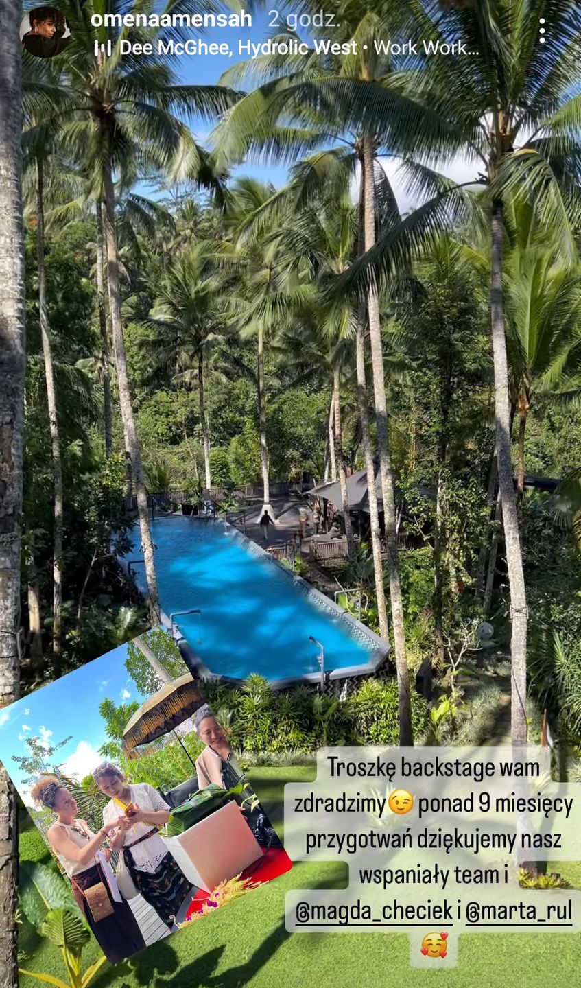Drugi ślub Mensah i Brzoski na Bali