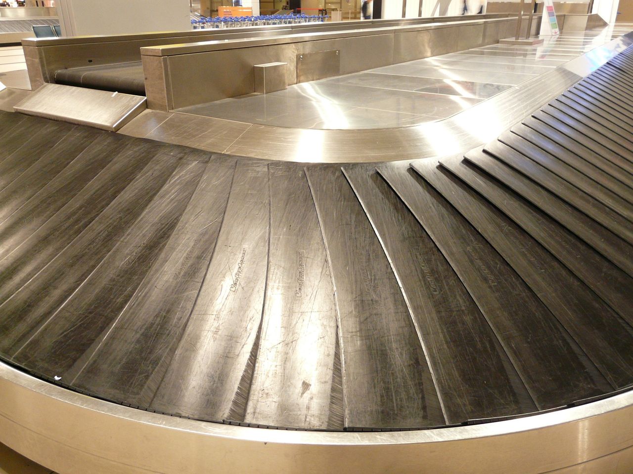 A woman's body was found on the baggage carousel