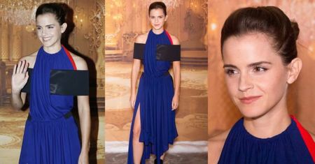 Emma Watson promuje "Piękną i Bestię" w Paryżu