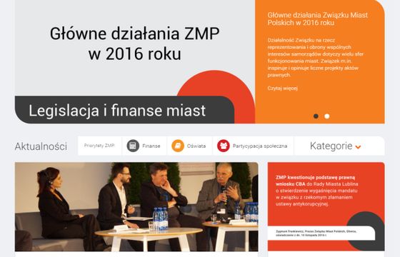 miasta.pl - nowy serwis Związku Miast Polskich