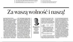 „Wiersze dla Ukrainy” w piątek z „Gazetą Wyborczą” w całej Polsce