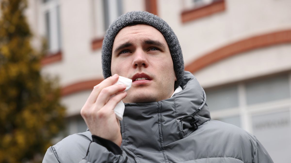 Sick young man with tissue on city street. Cold symptoms
Sick young man with tissue on city street. Cold symptoms
Liudmila Chernetska
sick, person, young, clothes, symptoms, health, chills, problem, ill, suffering, bad, influenza, flu, seasonal, disease, man, immunity, warm, caucasian, cold, sickness, unwell, healthcare, infection, male, freeze, tissue, background