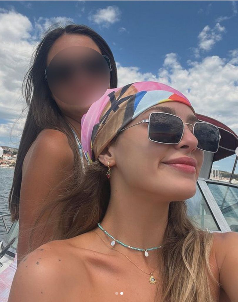 Wiktoria Gąsiewska pozuje w bikini na wakacjach w Chorwacji