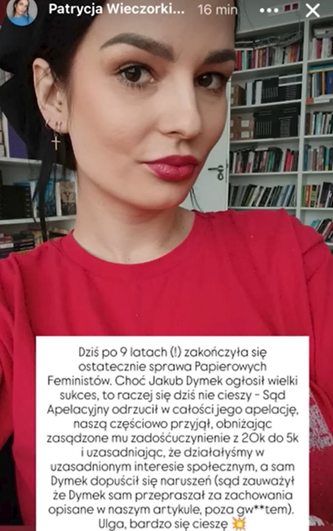 Oświadczenie Patrycji Wieczorkiewicz. 