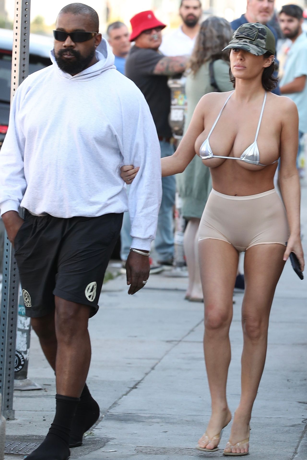 Kanye West and Bianca Censori