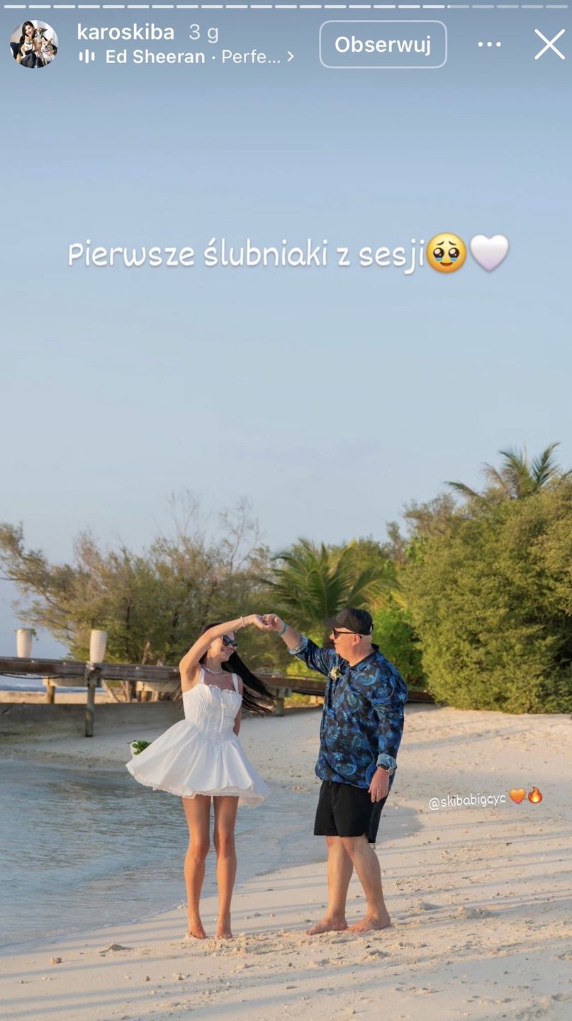 Skibowie pokazali pierwsze kadry ze ślubu 