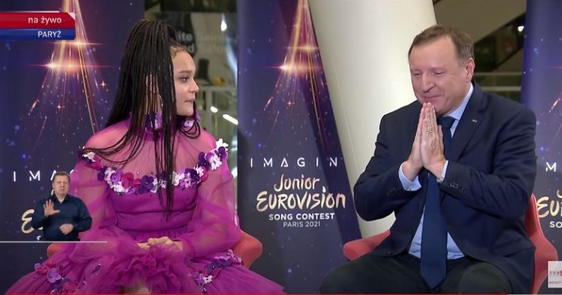 Eurowizja Junior 2021. Jacek Kurski zachwala występ Sary Egwu-James