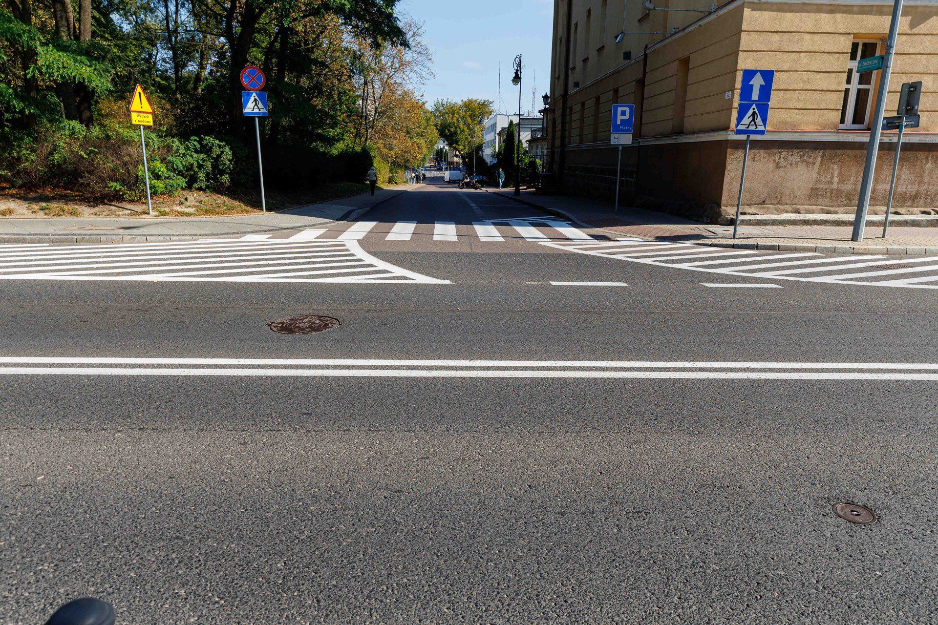 Przejście dla pieszych przez ul. Mickiewicza w Białymstoku