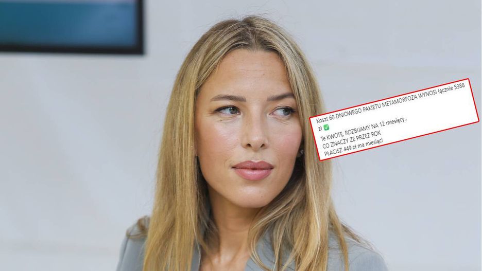 Ewa Chodakowska oferuje swoje usługi na raty