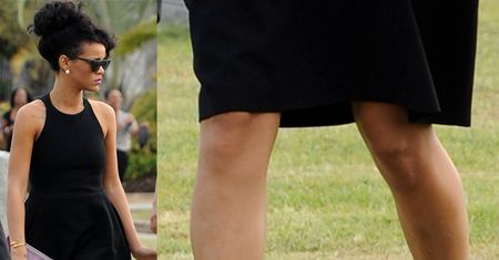 Rihanna na pogrzebie babci