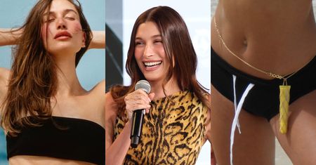 Muskana słońcem Hailey Bieber pozuje z tubką kremu, prężąc ciało w bikini. "Justin to taki SZCZĘŚCIARZ"
