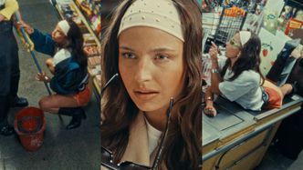 Julia Wieniawa pomyliła warzywniak z klubem? W nowym klipie wije się na kasie i twerkuje przy mopie... (ZDJĘCIA)