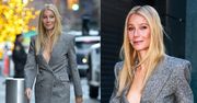 Pozbawiona stanika Gwyneth Paltrow maszeruje do studia "Good Morning America" (ZDJĘCIA)
