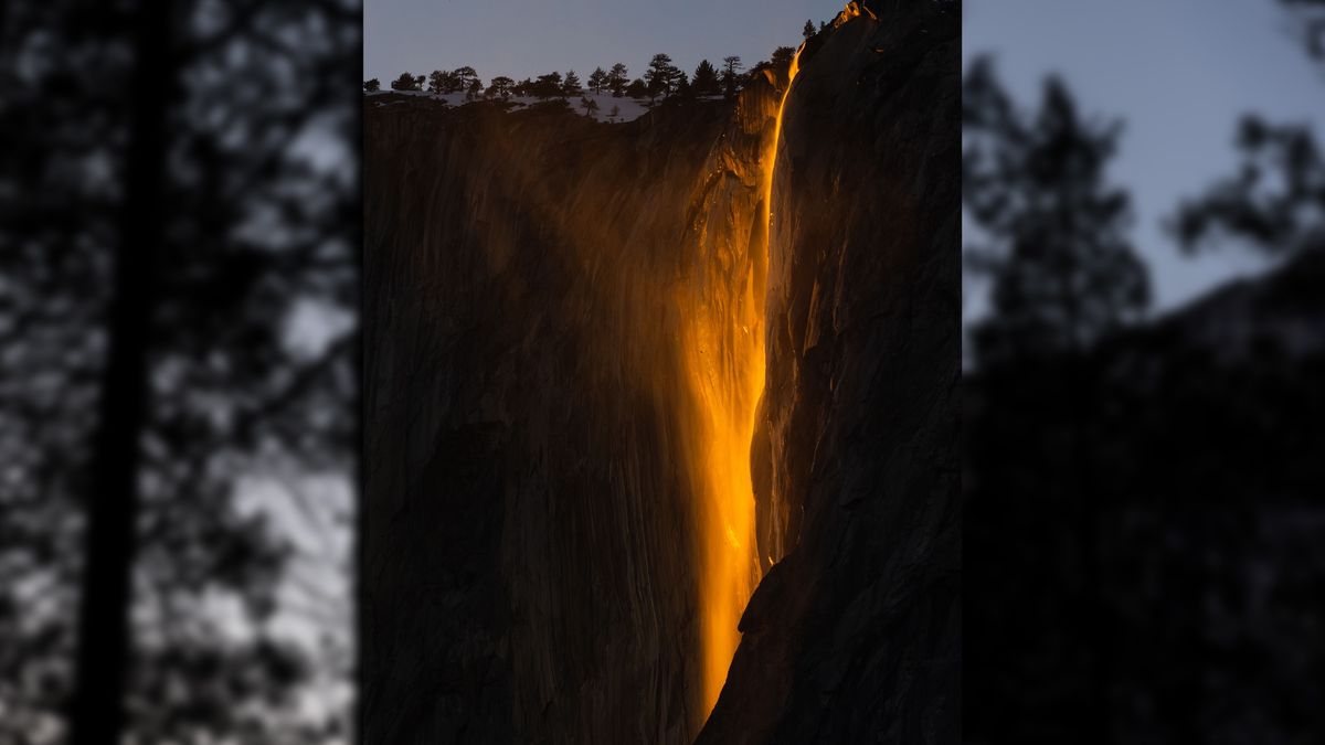 Wodospad Horsetail wygląda niesamowicie.