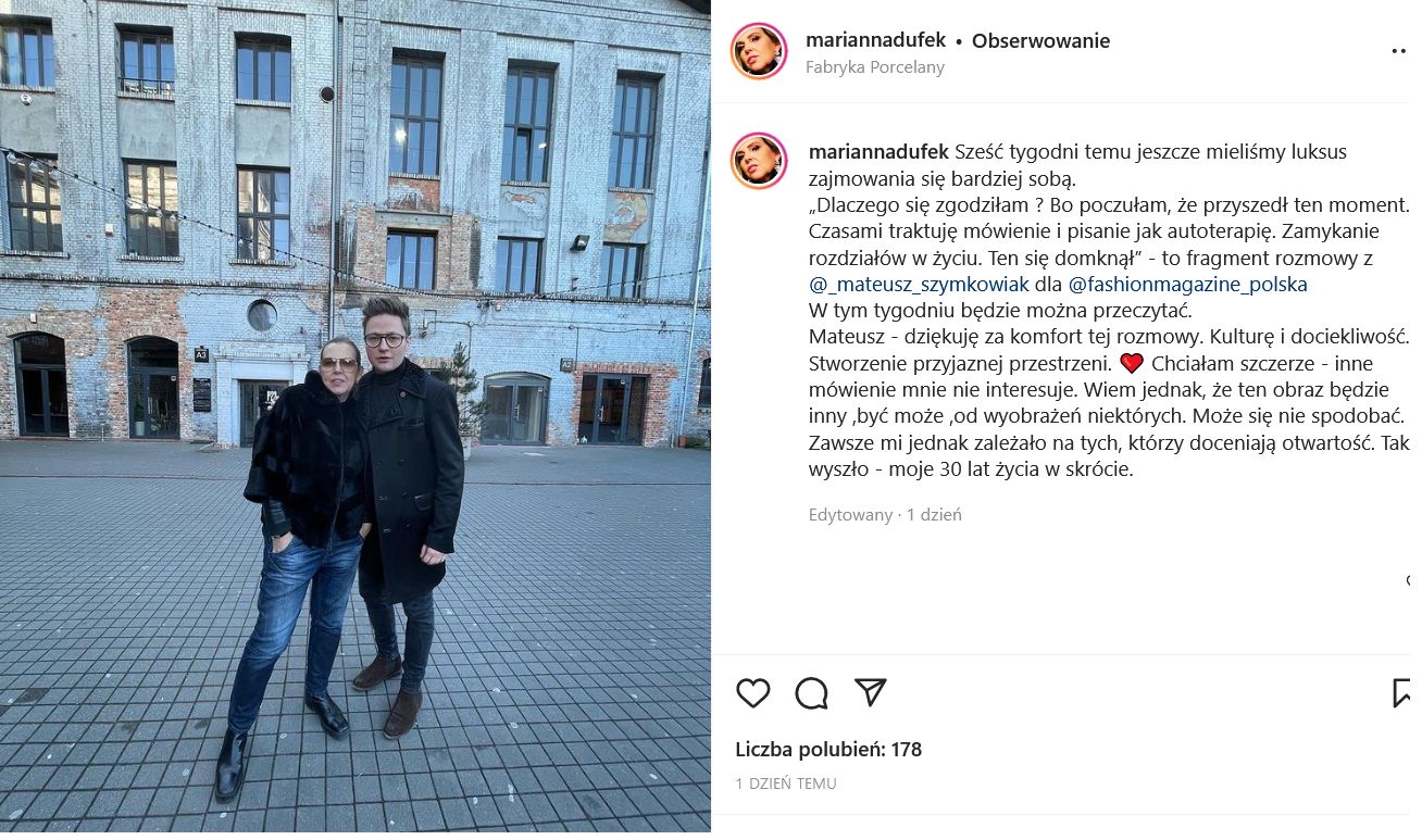 Marianna Dufek w pierwszym wywiadzie po śmierci Kamila Durczoka. "Zastałam go z PISTOLETEM PRZY SKRONI"