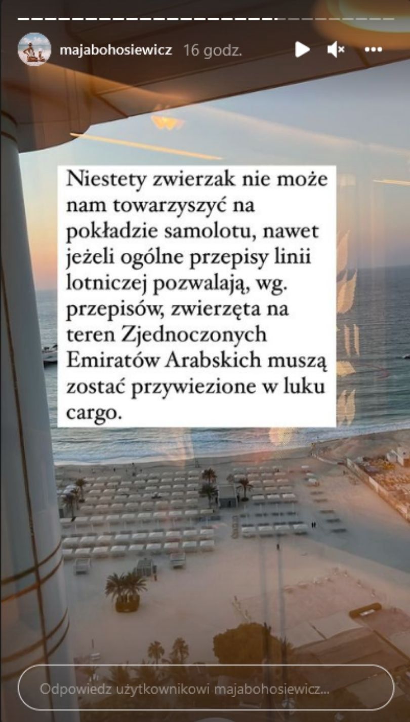 Maja Bohosiewicz przeprowadza się do Dubaju?