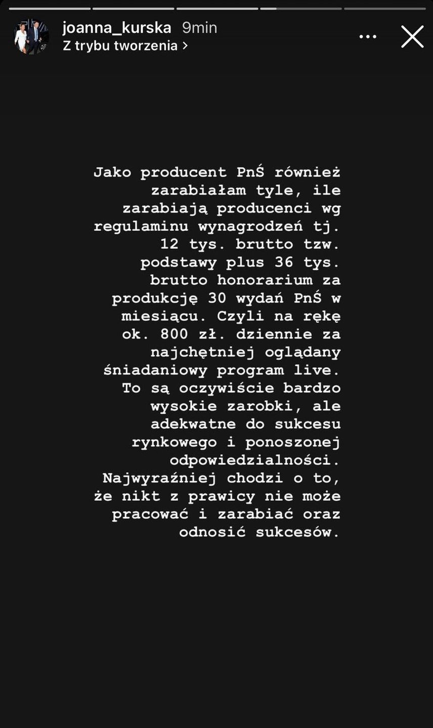 Joanna Kurska wydała oświadczenie
