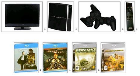 40 calowa BRAVIA, PS3 i dodatki za 7999 zł 2