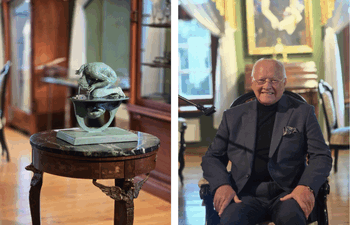 Poznań: Wojciech Siudmak odsłonił nową rzeźbę i album