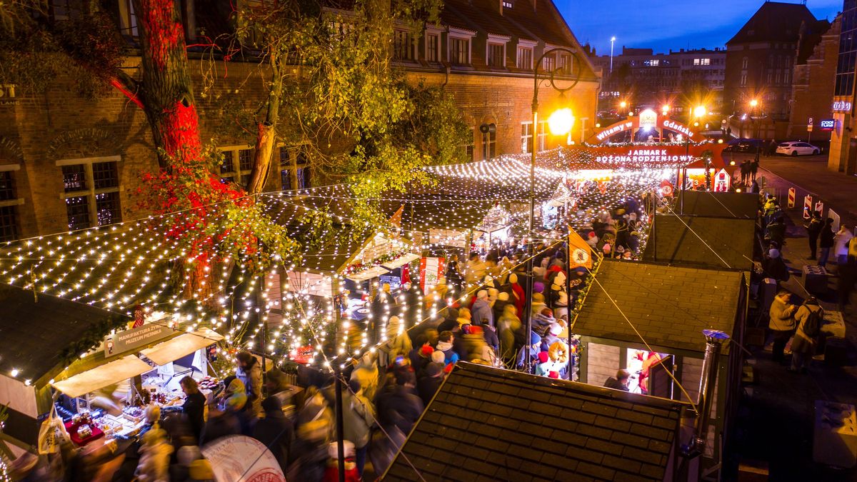 Jarmark Bożonarodzeniowy w Gdańsku przyciąga tłumy z zagranicy