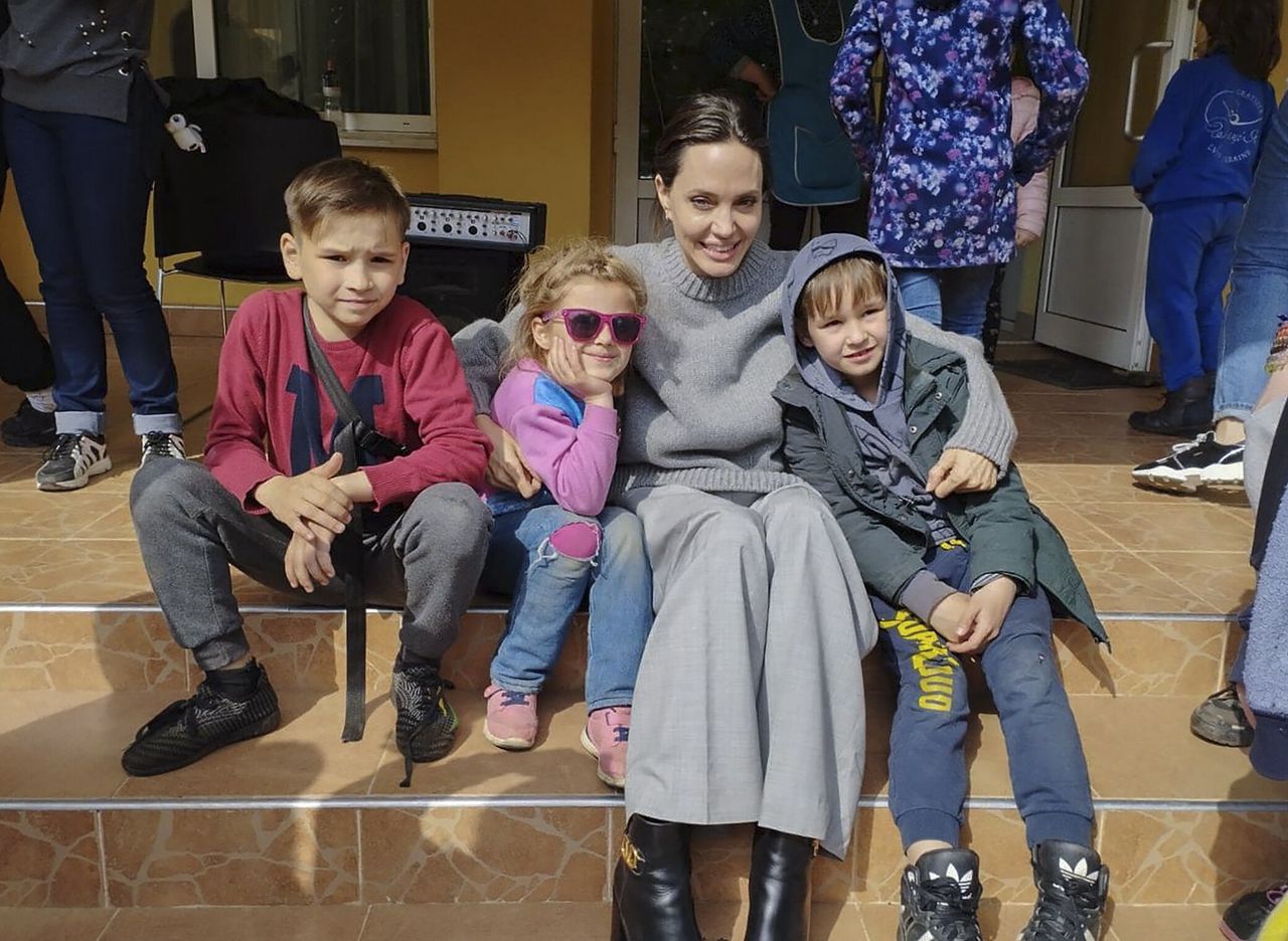 Angelina Jolie w Ukrainie. Jeden szczegół zwrócił uwagę świata