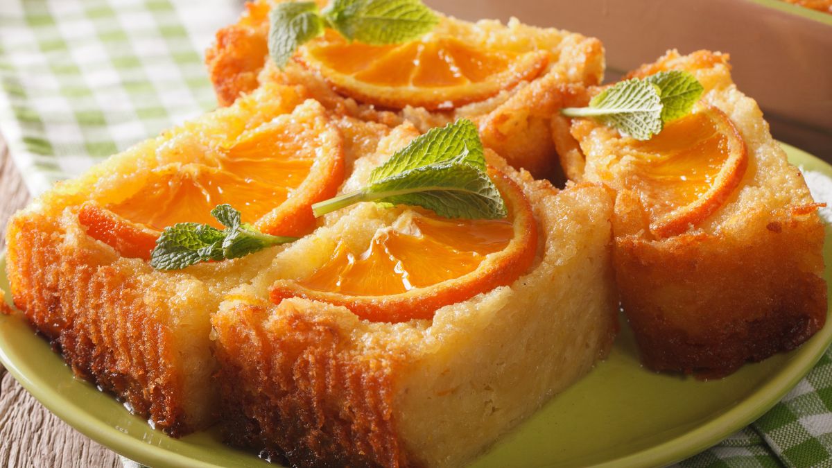 Greckie ciasto pomarańczowe