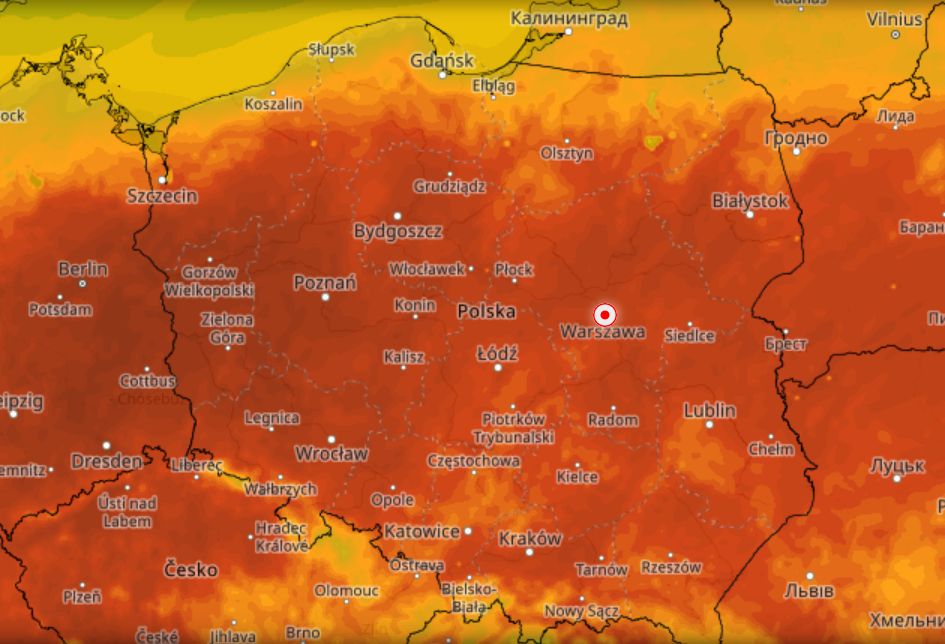 Najpierw upały, później burze. "Radykalny spadek temperatur"