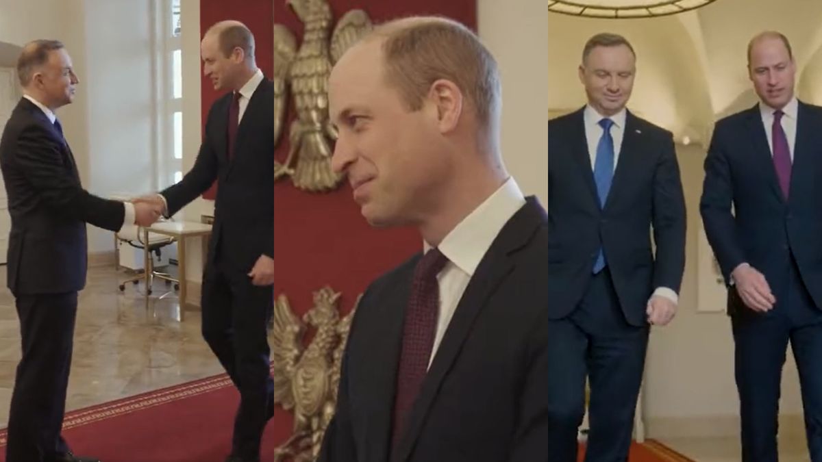 Spotkanie Williama i Andrzeja Dudy już za nami. Co pokazała ich mowa ciała?