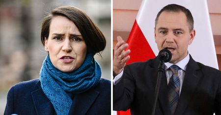 "Przekażę do prokuratury". Pomaska pokazała umowę z Nawrockim