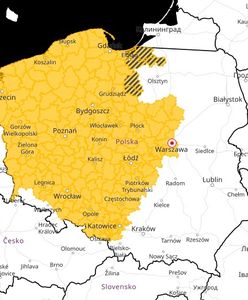 Pogoda. Ostrzeżenia IMGW I stopnia dla połowy Polski