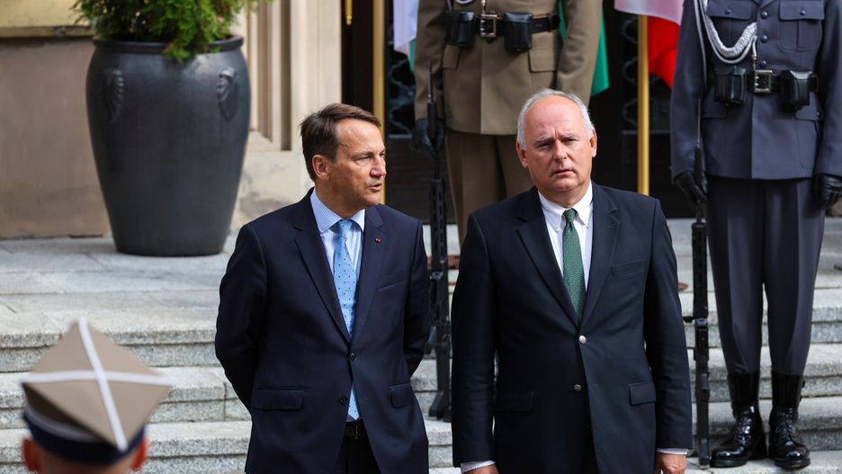 Radosław Sikorski (szef MSZ) i Paweł Zalewski (wiceszef MON)