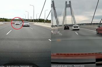 Tak kierowca Ubera jechał przez Kraków. W kadrze ponad 100 km/h