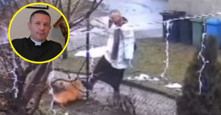 Ks. Wachowiak o zachowaniu księdza, który kopał psa. "Agresja i głupota"