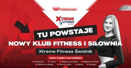 Zadbaj o formę z Xtreme Fitness Gyms – Nowość w Świdniku!