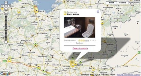 Toaleta2012.pl - internetowa mapa toalet 2