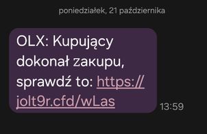 Fałszywy SMS