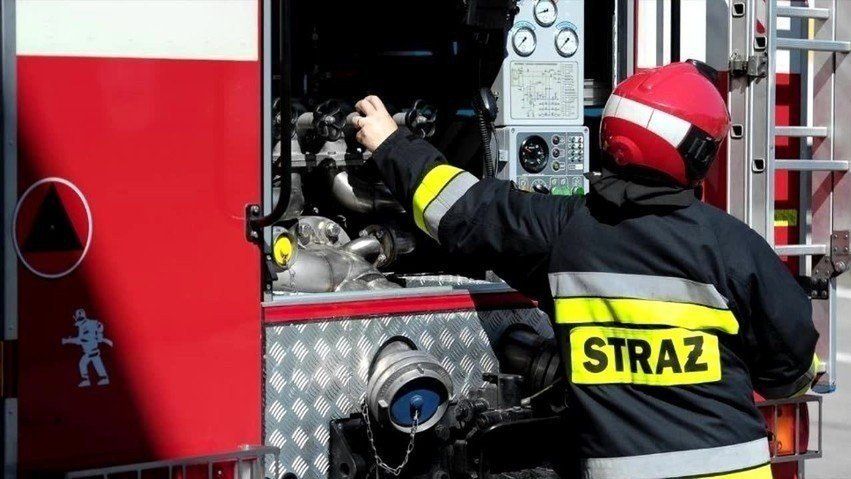 Tragiczny pożar pod Chojną. Nie żyje jedna osoba