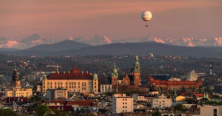 Tatry widziane z Krakowa. "Ależ dziś była petarda"