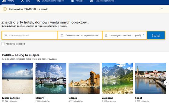 Prawie 7 mln Polaków na Bookingu. Onet w turystyce z mniejszą przewagą nad WP