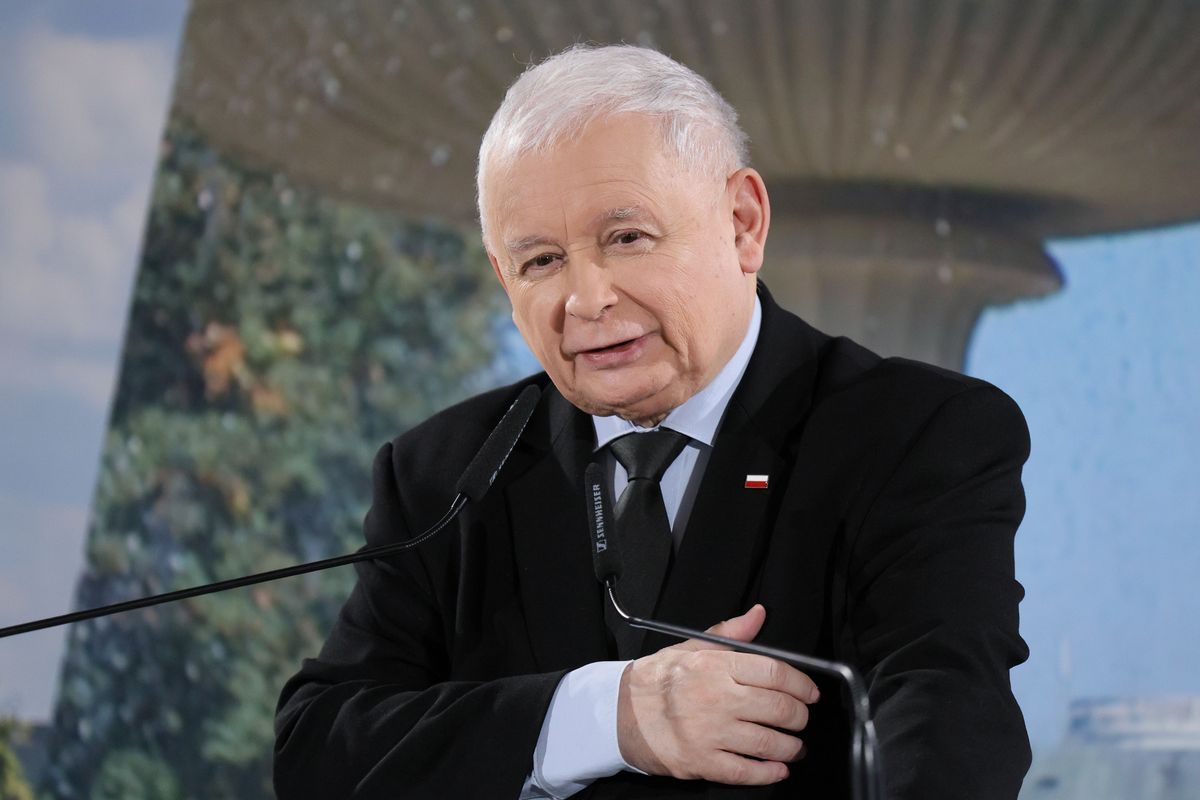 Jarosław Kaczyński zabrał głos na konwencji samorządowej w Przysusze