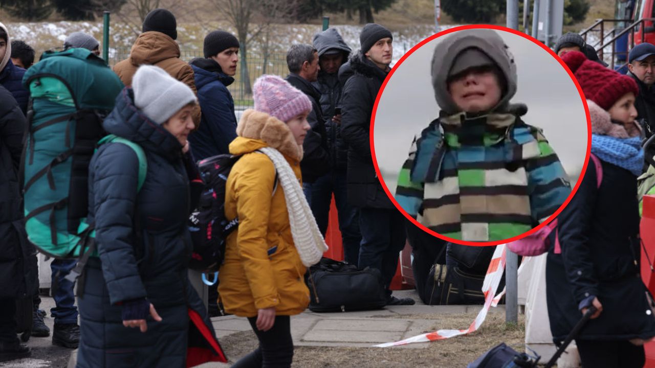 Płaczący chłopiec w Medyce. Poruszające nagranie obiegło sieć