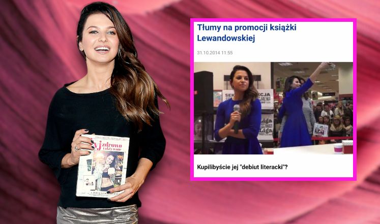 10 lat temu Anna Lewandowska promowała pierwszą książkę