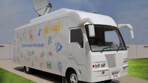 Autobus Google z mobilnym Internetem 1