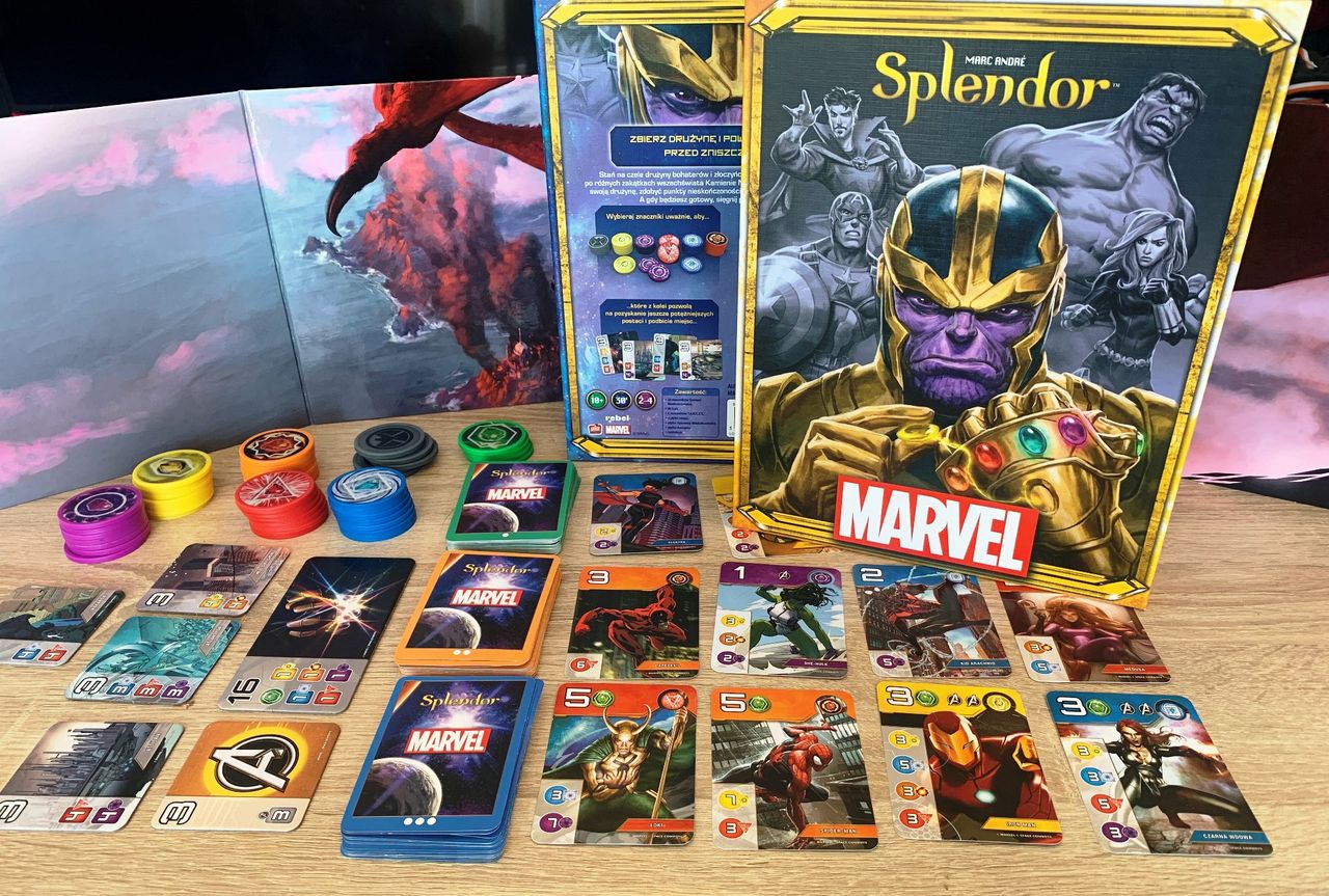 Splendor Marvel - uzależniający klasyk przyprawiony szczyptą komiksów [Recenzja]