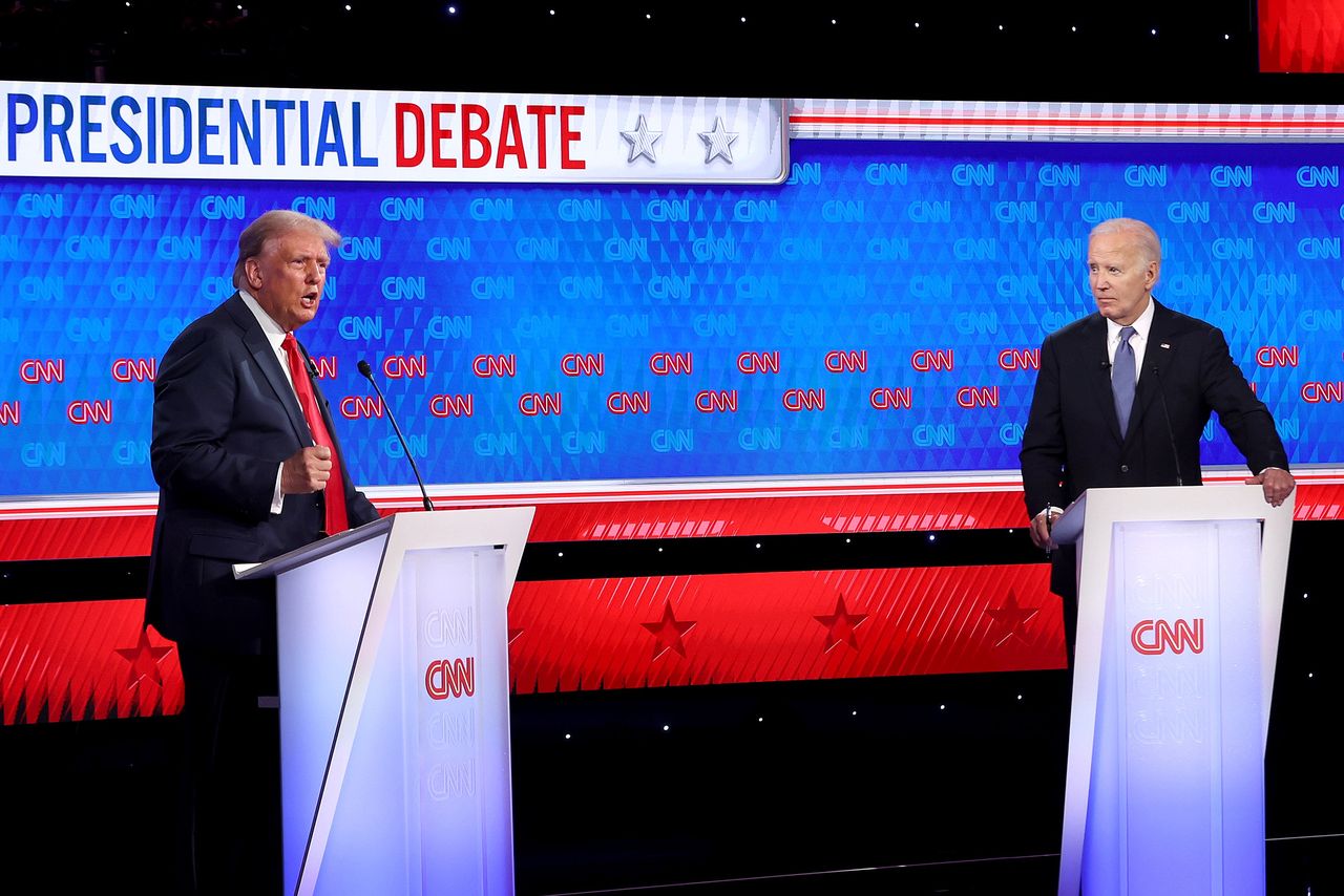 Joe Biden and Donald Trump faced off in the first debate ahead of the November elections