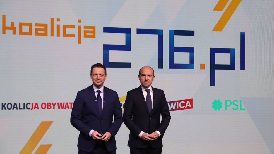 "Czas na zmiany". Konferencja Borysa Budki i Rafała Trzaskowskiego