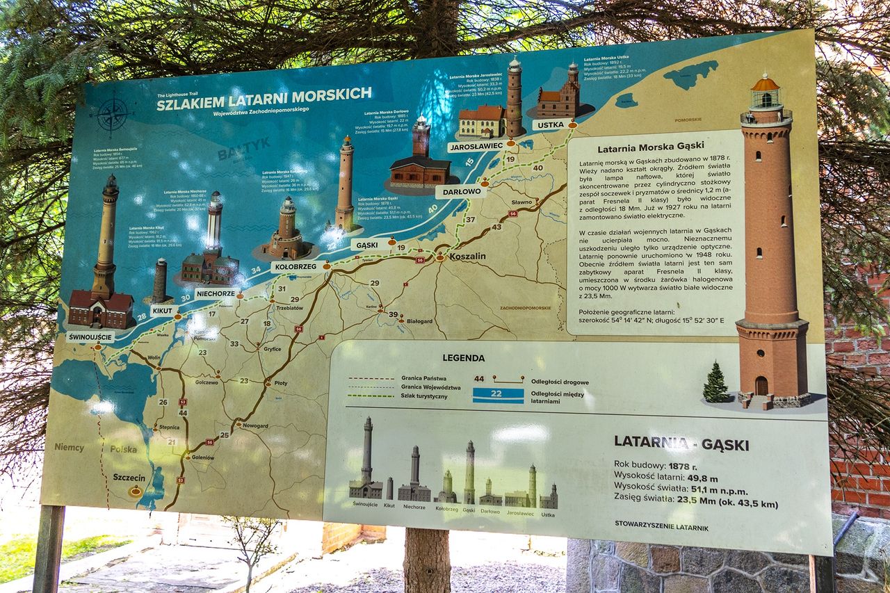 Gąski, latarnia morska, morze, Bałtyk