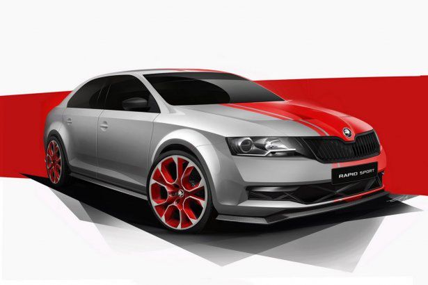 Škoda Rapid Sport Concept - zapraszamy do Wörthersee