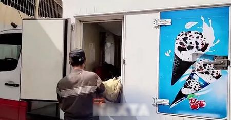 Zwłoki w furgonetkach na lody. Makabryczne nagranie ze Strefy Gazy