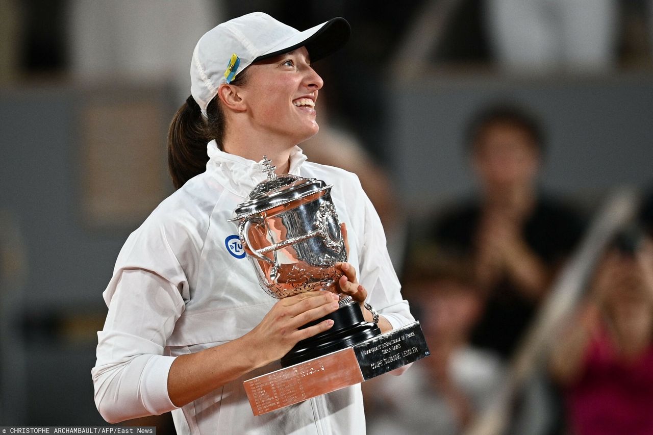 Iga Świątek po wygranej w finale turniej French Open